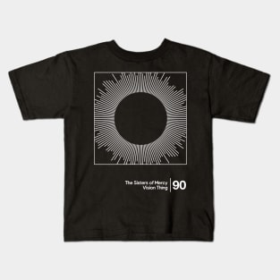 The Sisters Of Mercy - Vision Thing / Minimalist Style Graphic Artwork Design Kids T-Shirt